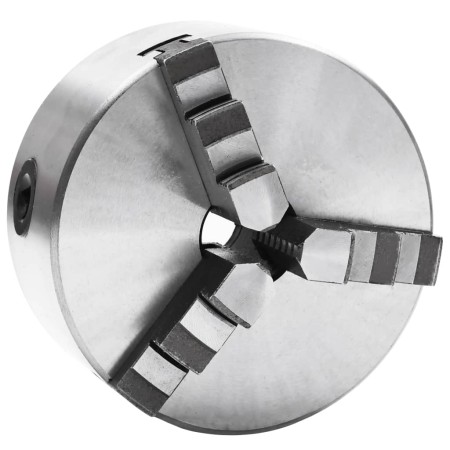 3-jaw self-centering lathe chuck 125 mm steel by vidaXL, Clamps and screws - Ref: Foro24-146706, Price: 120,64 €, Discount: %