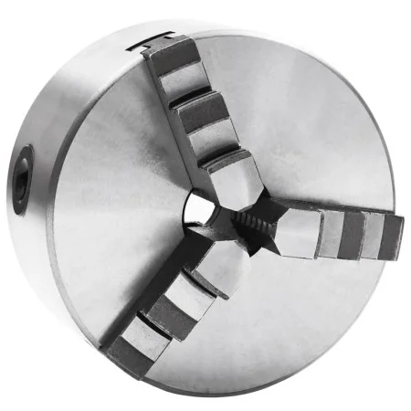 3-jaw self-centering lathe chuck 125 mm steel by vidaXL, Clamps and screws - Ref: Foro24-146706, Price: 111,34 €, Discount: %
