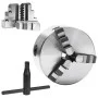 3-jaw self-centering lathe chuck 125 mm steel by vidaXL, Clamps and screws - Ref: Foro24-146706, Price: 111,34 €, Discount: %