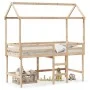 Loft bed with ladder and solid pine wood ceiling 90x200 cm by , Beds and slatted bases - Ref: Foro24-3282144, Price: 248,68 €...