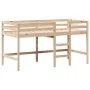 Loft bed with ladder and solid pine wood ceiling 90x200 cm by , Beds and slatted bases - Ref: Foro24-3282144, Price: 248,68 €...