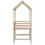 Loft bed with ladder and solid pine wood ceiling 90x200 cm by , Beds and slatted bases - Ref: Foro24-3282144, Price: 248,68 €...