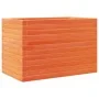 Wax brown solid pine wood planter 70x40x46 cm by , Pots and planters - Ref: Foro24-3282441, Price: 129,92 €, Discount: %