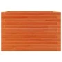 Wax brown solid pine wood planter 70x40x46 cm by , Pots and planters - Ref: Foro24-3282441, Price: 129,92 €, Discount: %