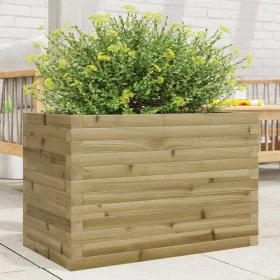 Impregnated pine wood planter 70x40x46 cm by , Pots and planters - Ref: Foro24-3282443, Price: 117,72 €, Discount: %