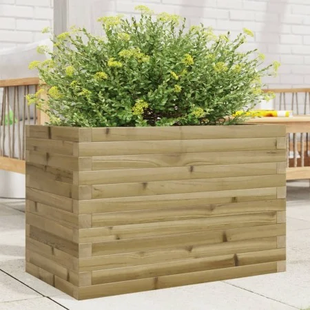 Impregnated pine wood planter 70x40x46 cm by , Pots and planters - Ref: Foro24-3282443, Price: 117,72 €, Discount: %