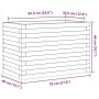 Impregnated pine wood planter 70x40x46 cm by , Pots and planters - Ref: Foro24-3282443, Price: 117,72 €, Discount: %