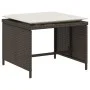 Brauner Gartensessel aus synthetischem Rattan mit Fußstütze von , Gartensets - Ref: Foro24-368617, Preis: 123,66 €, Rabatt: %
