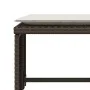Brauner Gartensessel aus synthetischem Rattan mit Fußstütze von , Gartensets - Ref: Foro24-368617, Preis: 123,66 €, Rabatt: %