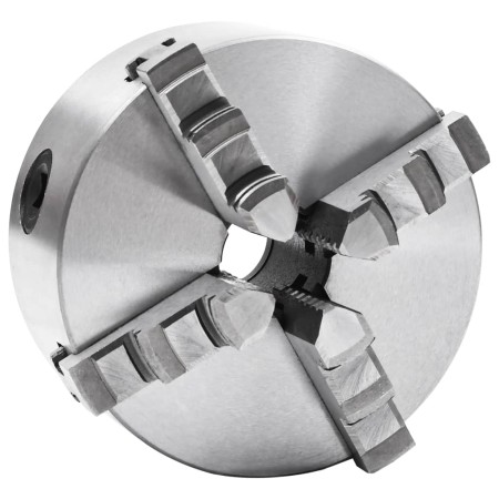 4-jaw self-centering lathe chuck 125 mm steel by vidaXL, Clamps and screws - Ref: Foro24-146710, Price: 121,28 €, Discount: %