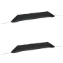2 pcs black steel and polyethylene mesh tunnels by , Mulch - Ref: Foro24-3281496, Price: 40,70 €, Discount: %