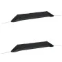 2 pcs black steel and polyethylene mesh tunnels by , Mulch - Ref: Foro24-3281496, Price: 40,40 €, Discount: %