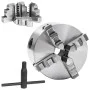 4-jaw self-centering lathe chuck 125 mm steel by vidaXL, Clamps and screws - Ref: Foro24-146710, Price: 123,40 €, Discount: %