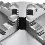 4-jaw self-centering lathe chuck 125 mm steel by vidaXL, Clamps and screws - Ref: Foro24-146710, Price: 123,40 €, Discount: %