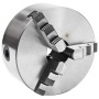 Self-centering lathe chuck with 3 jaws, 160 mm, steel by vidaXL, Clamps and screws - Ref: Foro24-146707, Price: 155,16 €, Dis...