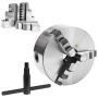 Self-centering lathe chuck with 3 jaws, 160 mm, steel by vidaXL, Clamps and screws - Ref: Foro24-146707, Price: 155,16 €, Dis...