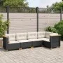 5-teiliges Gartenmöbel-Set und schwarze synthetische Rattankissen von , Gartensets - Ref: Foro24-3261809, Preis: 371,42 €, Ra...