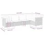 5-teiliges Gartenmöbel-Set und schwarze synthetische Rattankissen von , Gartensets - Ref: Foro24-3261809, Preis: 371,42 €, Ra...
