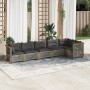 Set de muebles de jardín 6 pzas y cojines ratán sintético gris de , Conjuntos de jardín - Ref: Foro24-3261849, Precio: 522,31...