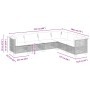 Set de muebles de jardín 6 pzas y cojines ratán sintético gris de , Conjuntos de jardín - Ref: Foro24-3261861, Precio: 522,13...