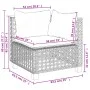 6-teiliges Gartenmöbel-Set und graue synthetische Rattankissen von , Gartensets - Ref: Foro24-3261861, Preis: 521,07 €, Rabat...