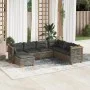 Set de sofás de jardín 7 pzas con cojines ratán sintético gris de , Conjuntos de jardín - Ref: Foro24-3261939, Precio: 584,27...