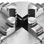 4-jaw self-centering lathe chuck 80 mm steel by vidaXL, Clamps and screws - Ref: Foro24-146708, Price: 91,19 €, Discount: %