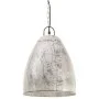 Lámpara colgante industrial redonda 25 W plateada 32 cm E27 de vidaXL, Lámparas - Ref: Foro24-320559, Precio: 49,21 €, Descue...
