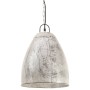 Round industrial pendant lamp 25 W silver 32 cm E27 by vidaXL, Lamps - Ref: Foro24-320559, Price: 49,86 €, Discount: %