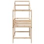 Loft bed with ladder and solid pine wood ceiling 90x200 cm by , Beds and slatted bases - Ref: Foro24-3282064, Price: 234,06 €...