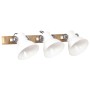 Lámpara de pared industrial blanca 65x25 cm E27 de vidaXL, Lámparas - Ref: Foro24-320517, Precio: 67,46 €