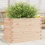 Jardinera madera maciza de pino 70x40x46 cm de , Maceteros y jardineras - Ref: Foro24-3282439, Precio: 109,09 €, Descuento: %
