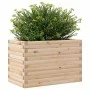Pflanzgefäß aus massivem Kiefernholz, 70 x 40 x 46 cm von , Töpfe und Pflanzgefäße - Ref: Foro24-3282439, Preis: 108,77 €, Ra...