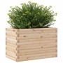 Pflanzgefäß aus massivem Kiefernholz, 70 x 40 x 46 cm von , Töpfe und Pflanzgefäße - Ref: Foro24-3282439, Preis: 110,51 €, Ra...