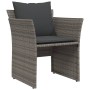 Grauer Gartensessel aus synthetischem Rattan mit Fußstütze von , Gartensets - Ref: Foro24-368618, Preis: 106,96 €, Rabatt: %
