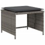 Grauer Gartensessel aus synthetischem Rattan mit Fußstütze von , Gartensets - Ref: Foro24-368618, Preis: 106,96 €, Rabatt: %