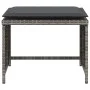 Gray synthetic rattan garden armchair with footrest by , Garden sets - Ref: Foro24-368618, Price: 123,66 €, Discount: %