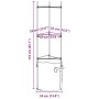 Tomatenpfähle mit Beutel 4 Stück aus Stahl und PP 116 cm von , Topfständer - Ref: Foro24-3281484, Preis: 103,72 €, Rabatt: %