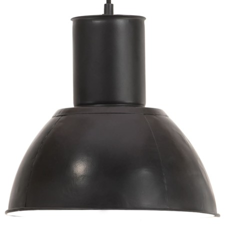 Schwarze runde Pendelleuchte 25 W 28,5 cm E27 von vidaXL, Lampen - Ref: Foro24-320569, Preis: 28,44 €, Rabatt: %
