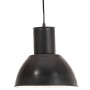 Schwarze runde Pendelleuchte 25 W 28,5 cm E27 von vidaXL, Lampen - Ref: Foro24-320569, Preis: 28,44 €, Rabatt: %