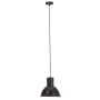 Schwarze runde Pendelleuchte 25 W 28,5 cm E27 von vidaXL, Lampen - Ref: Foro24-320569, Preis: 28,44 €, Rabatt: %
