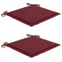 Set comedor de jardín plegable 3 piezas madera de teca cojines by , Garden sets - Ref: Foro24-3063180, Price: 171,17 €, Disco...