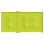 Garden chair cushion low backrest 2 units light green Oxford fabric by , Cushions for chairs and sofas - Ref: Foro24-314146, ...
