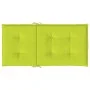 Garden chair cushion low backrest 2 units light green Oxford fabric by , Cushions for chairs and sofas - Ref: Foro24-314146, ...