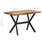 Mesa de comedor de madera acacia acabado miel 120x60x75 cm de , Mesas de cocina y de comedor - Ref: Foro24-321545, Precio: 23...