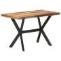 Mesa de comedor de madera acacia acabado miel 120x60x75 cm de , Mesas de cocina y de comedor - Ref: Foro24-321545, Precio: 23...