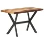 Mesa de comedor de madera acacia acabado miel 120x60x75 cm de , Mesas de cocina y de comedor - Ref: Foro24-321545, Precio: 23...
