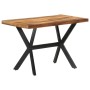 Esstisch aus Akazienholz mit Honig-Finish 120x60x75 cm von , Küchen- und Esstische - Ref: Foro24-321545, Preis: 240,02 €, Rab...