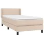 Cama box spring con colchón cuero sintético capuchino 90x190 cm de , Camas y somieres - Ref: Foro24-3130636, Precio: 304,67 €...