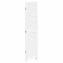 4-teilige Trennwand aus weißem Paulownia-Massivholz von , Raumteiler - Ref: Foro24-358834, Preis: 127,49 €, Rabatt: %